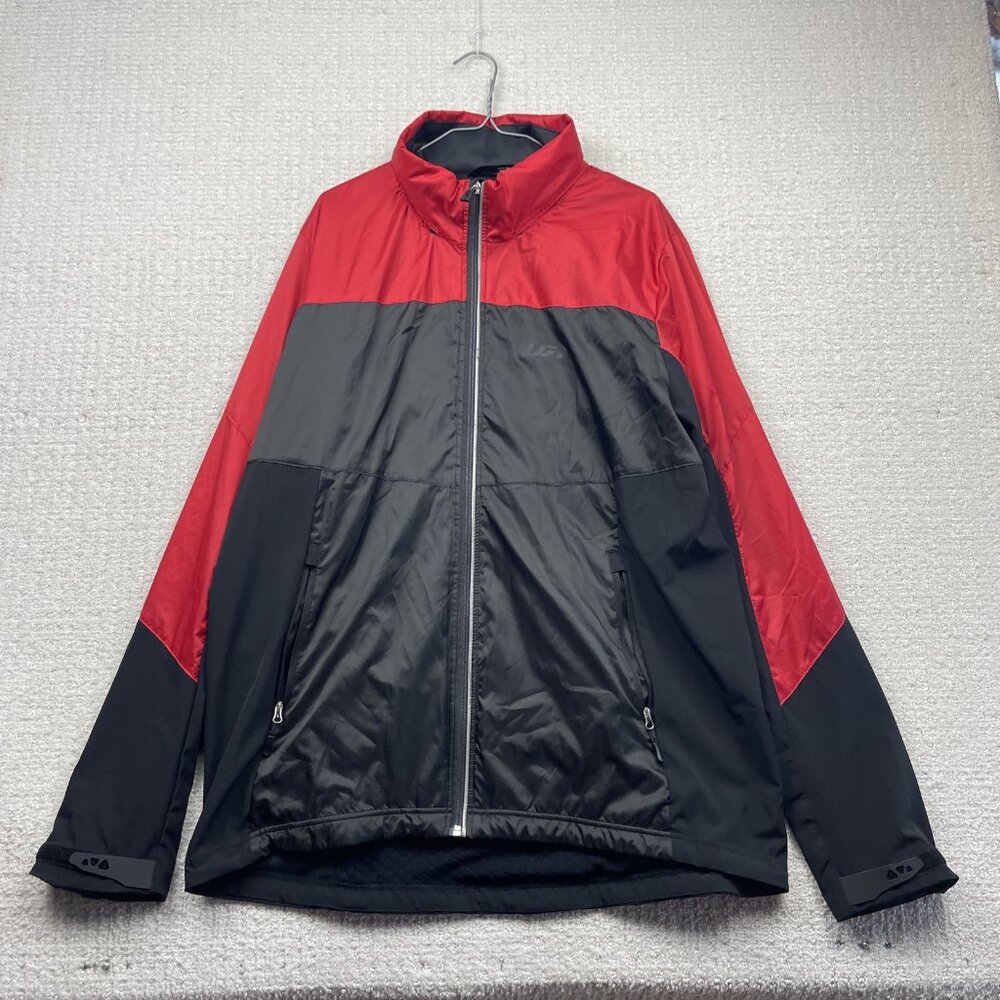 Louis Garneau Cross Country Ski / Bike Jacket Men 2XL Softshell Winter XC Red